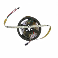 Комплект управляемой светодиодной ленты с блютуз контроллером SPI WS2811 SMD 5050 RGB (Многоцветная) 30 led/m - 5м
