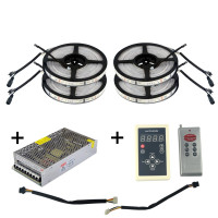 Комплект управляемой светодиодной ленты SPI WS2811 SMD 5050 RGB (Многоцветная) 30 led/m - 20м Комплект управляемой светодиодной ленты SPI WS2811 SMD 5050 RGB (Многоцветная) 30 led/m - 20м