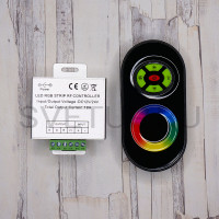 RGB контроллер с радио пультом 5 кнопок 12-24В 18А