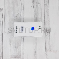 RGB контроллер с сенсорным пультом 12-24В 16А - Белый - JM-DST04 RGB контроллер с сенсорным пультом 12-24В 16А - Белый - JM-DST04