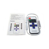 Контроллер одноканальный с пультом RF 5-24V 12A