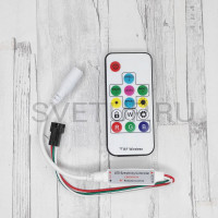 Комплект управляемой светодиодной ленты SPI WS2811 SMD 5050 RGB (Многоцветная) 30 led/m - 5м