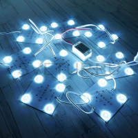 Комплект светодиодных модулей с драйвером AY-868-4d, SMD-3030x4, 220V, 36W