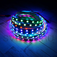 SPI Светодиодная лента WS2811 SMD 5050 RGB 60 led/m 12V IP33 (Открытая) SPI Светодиодная лента WS2811 SMD 5050 RGB 60 led/m 12V IP33 (Открытая)