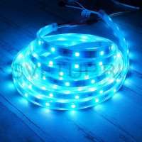 SPI Светодиодная лента WS2811 SMD 5050 RGB 30 led/m 12V IP67 (ПВХ-трубка)