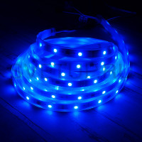SPI Светодиодная лента WS2811 SMD 5050 RGB 30 led/m 12V IP67 (ПВХ-трубка)