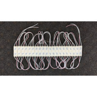 Светодиодный модуль с линзой B2 SMD2835, 12 V, 1W IP67, 41*13 мм. 