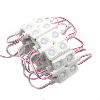 Светодиодный модуль SMD5730 x 4 Линза 12V IP67 36x36